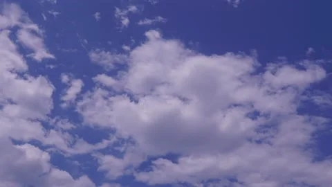 Timelapse cloud clear blue sky background Stock Footage 151028269