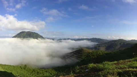Timelapse cloud in the land of borneo, East Kalimantan Stock Footage 169761352