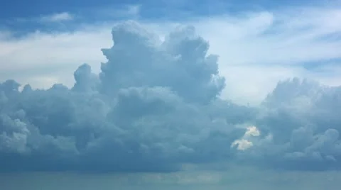 Timelapse cloud layers 스톡 동영상 11580079