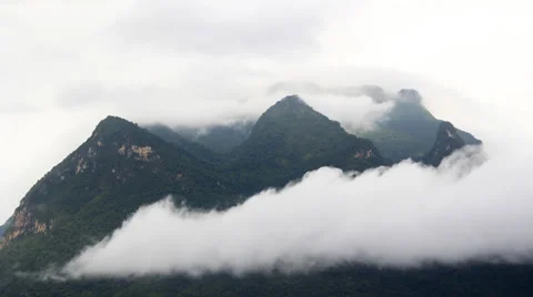 TimeLapse Cloud On Mountains Stock Footage 36243629