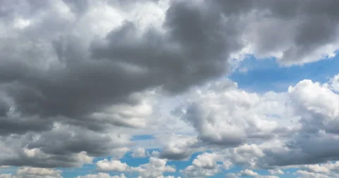 Timelapse of cloud movement. Beautiful blue sky with clouds background.Loop 4K Stock Footage 116056016