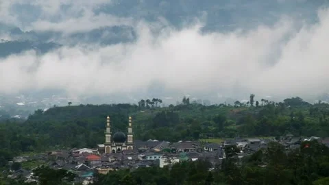 Timelapse Cloud over Mosque Stock Footage 270152769