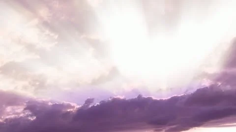 Timelapse clouds 05 lightbursts Stock Footage 11076193