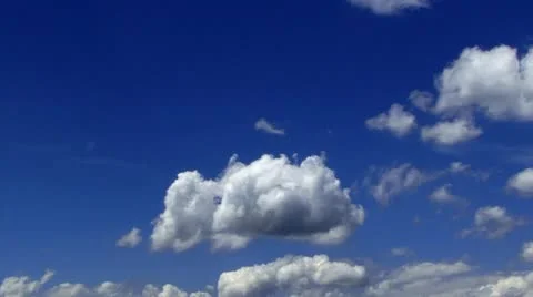 Timelapse clouds 06 Video stock 11095028