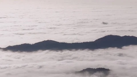Timelapse of Clouds above Mountains Stock Footage 316766562