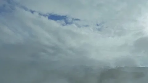 Timelapse of clouds and blue sky in Trentino Sudtirol, Italy. Stock Footage 149057497