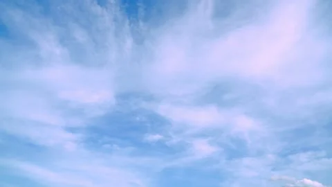 Timelapse of clouds and blue sunny sky Video stock 311456957
