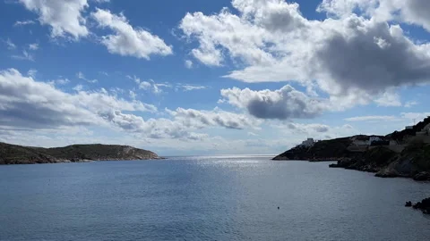 Timelapse of clouds and Sea . Mov. Stock Footage 171123518