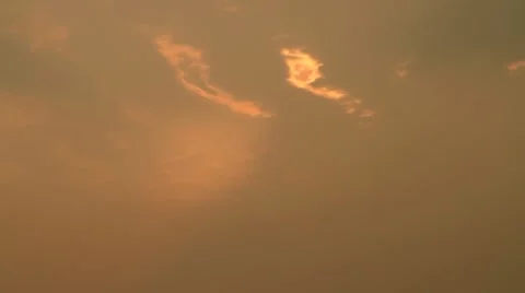 Timelapse of clouds and sun spot lighting Stock Footage 8956203