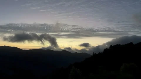 Timelapse: Clouds and Sunset Over Himalayan Mountains, Tibet, China Vidéo 336759014