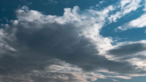 Timelapse of clouds are floating Stock Footage 200836403