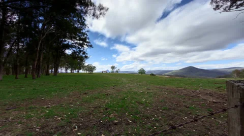 Timelapse Clouds Australian Countryside 스톡 동영상 68435047