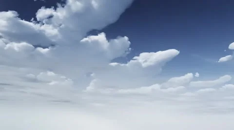 Timelapse clouds background 3d animation Stock Footage 51840571