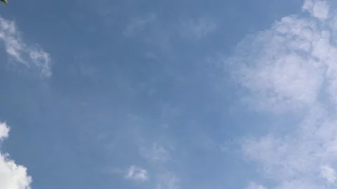 Timelapse Clouds &amp; Blue Sky, beautiful background, 4k Stock Footage 231253084
