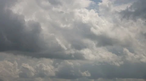 Timelapse of clouds with blue sky Video stock 68609663