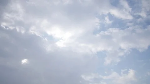 Timelapse - Clouds &amp; Blue Sky Stock Footage 81310198