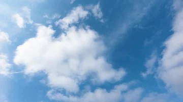 Timelapse of Clouds Blue Sky Stock Footage 86120115