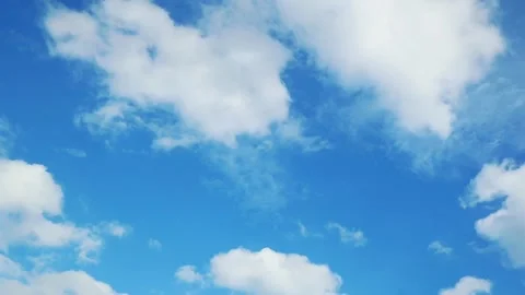Timelapse clouds on the blue sky. Stock Footage 264108027