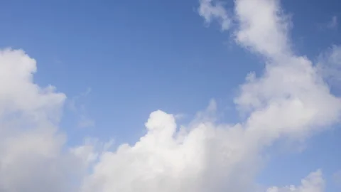 Timelapse clouds in blue sky Stock Footage 306591009
