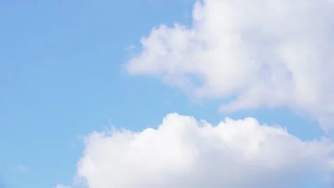 Timelapse of Clouds in a Clear Blue Sky Video stock 276730753