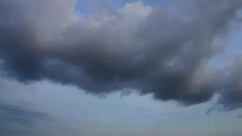 Timelapse of Clouds in a Clear Blue Sky Video stock 276730820