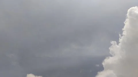 Timelapse of clouds with a clear blue sky during the day. natural background 스톡 동영상 295841200
