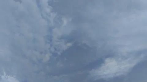 Timelapse of clouds with clear sky at noon in summer. texture effect 動画素材 292742917