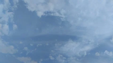 Timelapse of clouds with clear sky at noon in summer. texture effect 動画素材 292742919