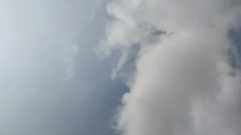 Timelapse of clouds with clear sky at noon in summer. texture effect 動画素材 292743060