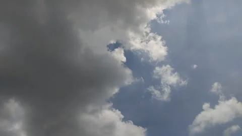 Timelapse of clouds with cloudy weather during the day Stock Footage 292742519