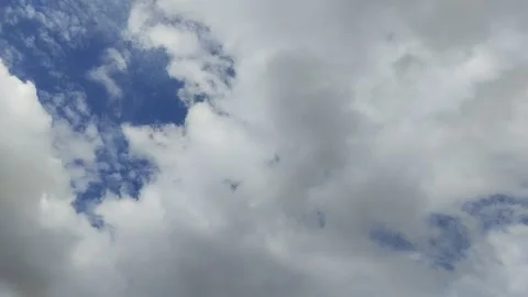 Timelapse of clouds with cloudy weather during the day. sky clouds. Stock Footage 309978706