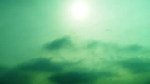 Timelapse clouds from a dark cloudy sky Stock Footage 270155068