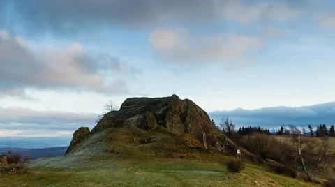 Timelapse clouds at Dörnberg 動画素材 40337521