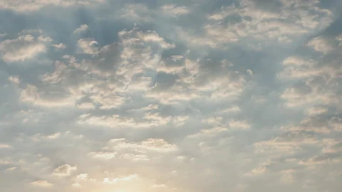 Timelapse Clouds Dreamy Morning Stock Footage 236102271