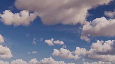 Timelapse of clouds during a beautiful sunset Stock Footage 266056627