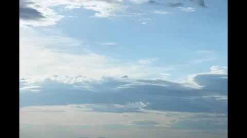 Timelapse of clouds during the day moving in the blue sky 스톡 동영상 274710767