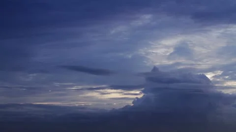 Timelapse clouds dusk 스톡 동영상 11543903