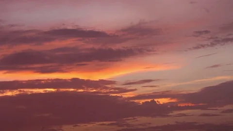 Timelapse clouds at dusk Stock Footage 84247734