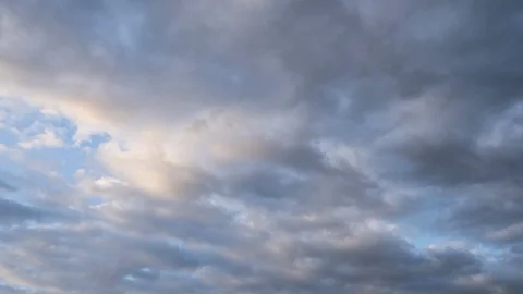 Timelapse of clouds in the evening 库存影片 115506074