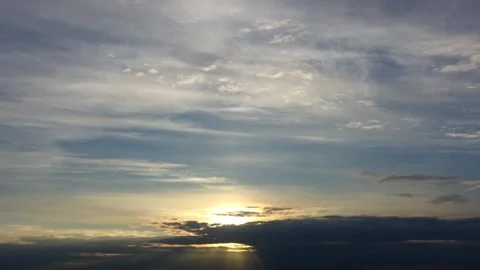 Timelapse Clouds Evening Stock Footage 157843368