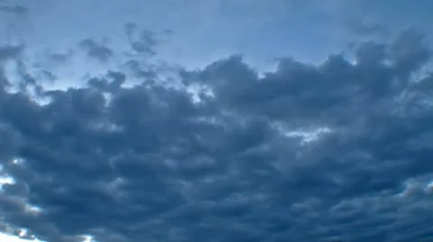 Timelapse of Clouds Stock-Footage 8909079