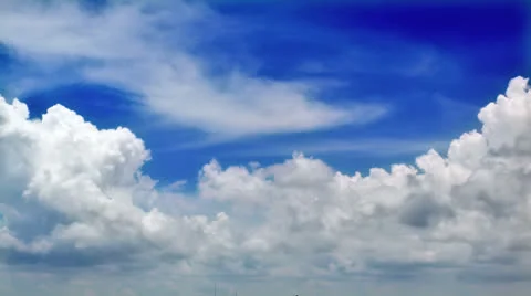 Timelapse clouds Stock Footage 24685491