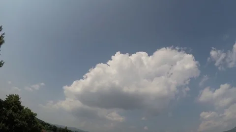 Timelapse of clouds Stock Footage 75242705
