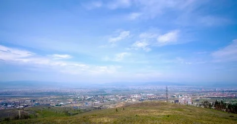 Timelapse with clouds Stock Footage 81889892