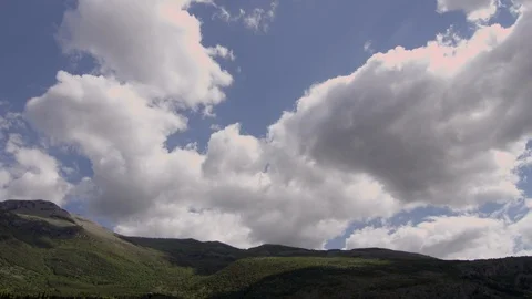 Timelapse Clouds Stock Footage