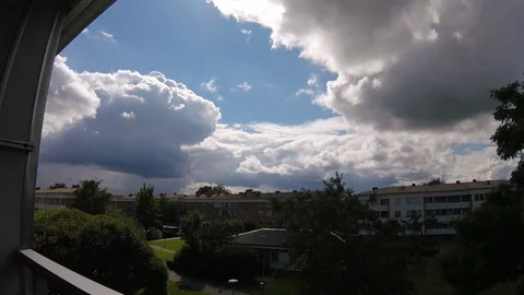 Timelapse of clouds Stock Footage 100974588