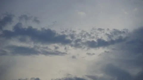 Timelapse of clouds formation before heavy raining downpour Stock Footage 37122007