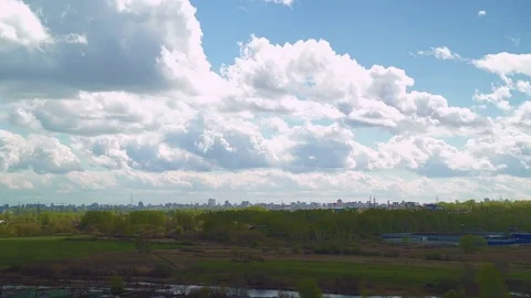 Timelapse clouds in general Stock Footage 75467317