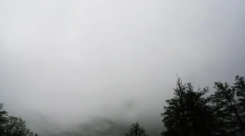 Timelapse of Clouds on the Krasnaya polyana Stock Footage 65238346