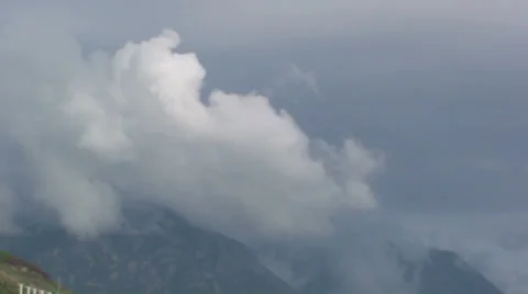 Timelapse Clouds on Montenegro coast Stock Footage 33350033